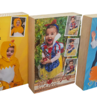 בלוק עץ תמונה גודל 10*15