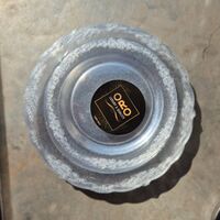 סט צלחות מהודר 16 יח' וינטאג' נצנץ כסף כשל