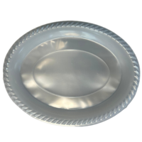 מגש אובלי עמוק איכותי שקוף ארוז 10 י