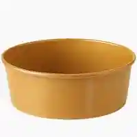 קערות קראפט עם מכסה רחב ונמוך- 500 מ״ל 50 יחידות