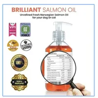 שמן סלמון נורווגי בריליאנט גדול 1 ליטר Brilliant 100%