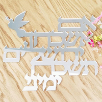 שלט אם אשכחך ירושלים | עשוי עץ או פרספקס מראה