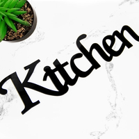 שלט למטבח Kitchen | עשוי עץ או פרספקס