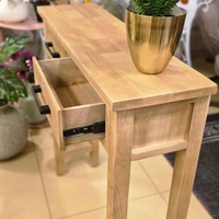 קונסולה צרה עץ טבעי