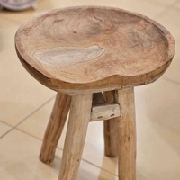 שרפרף כסא עץ טיק
