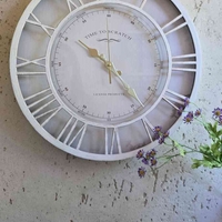 שעון רומי לבן