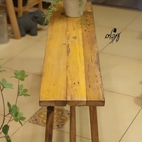ספסל מעץ טיק ממוחזר