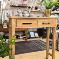 קונסולה צרה עץ טבעי