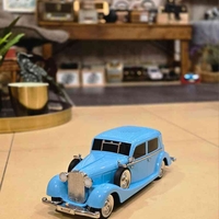 רמקול בלוטוס מכונית אספנות תכלת