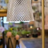 מנורת שירי זכוכית גלי