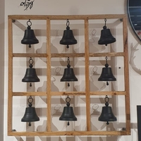 תמונת עץ פעמוני אלומיניום שחורים