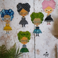 דמות מדאם לתליה דגם 6
