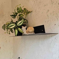 מדף ברזל מרחף מעוצב