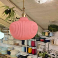 מנורת זכוכית רלי פסים בזוקה