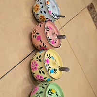 כלי נירוסטה מאוייר למלח/סוכר 1