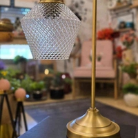 מנורת גולי זכוכית גודי