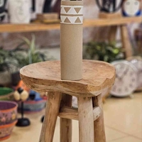 שרפרף כסא עץ טיק