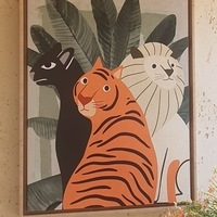 תמונת הדפס קנבס ג'ונגל