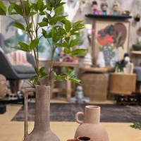 אגרטל טרקוטה וינטג' חום