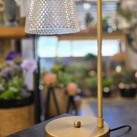 מנורת שירי זכוכית גלי