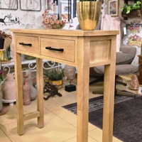 קונסולה צרה עץ טבעי