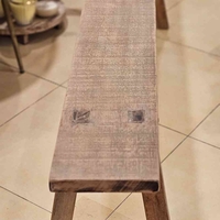 ספסל עץ טיק איזי