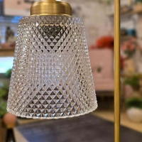 מנורת גולי זכוכית גלי