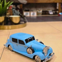 רמקול בלוטוס מכונית אספנות תכלת