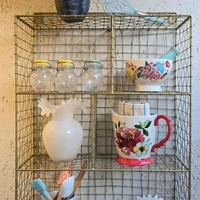 מדף רשת ברזל