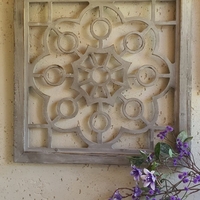 משרביה מרובעת ווש אפור