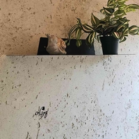 מדף ברזל מרחף מעוצב