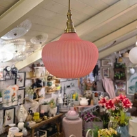 מנורת זכוכית רלי פסים בזוקה