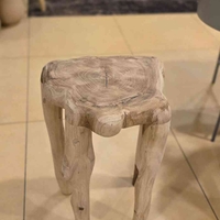 שרפרף/שולחן צד דגם טבע