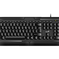 מקלדת חוטית Genius KB-118 II USB HEB ENG BLACK