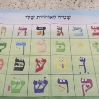 שטיח האותיות שלי