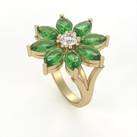 Diamonds set ring  model DR3