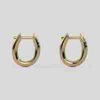 Gold earrings for kids model EAR18