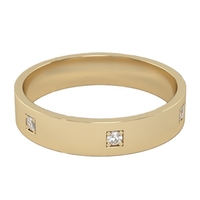 Diamond wedding ring 'Comfort Fit' model WR20