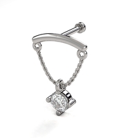 עגיל לאברט זהב 14 קראט דגם 