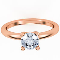 Ring set with natural or CVD diamond model DR17