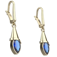 עגילים משובצים אבני חן דגם EAR10