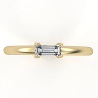 Ring set with natural or CVD diamond model DR11