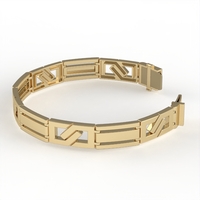 Gold 14 karat bracelet model BR9
