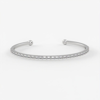 Gold braselet with diamonds model BR15