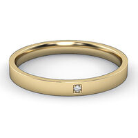 Diamond wedding ring 'Comfort Fit' model WR40