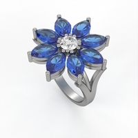 Diamonds set ring  model DR3