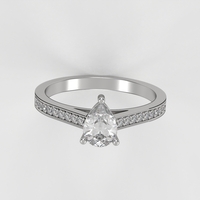 Diamond drop engagement ring model ER20