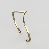 Hard bracelet gold 14 carat model br17