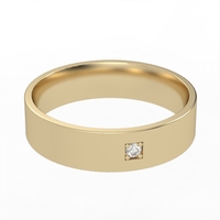 Diamond wedding ring 'Comfort Fit' model WR2