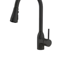 ברז נשלף למטבח גימור שחור 748809 PURE-61 NSF יועם